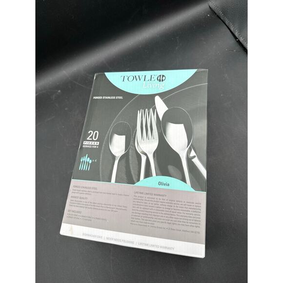 Towle  Living- Stainless Steel Silverware Set - New in Package - Picture 2 of 4
